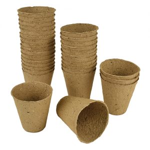 GI Fibre Pots Round 8cm (12pk)