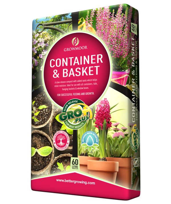 Growmoor Container And Basket Compost 60 Litre
