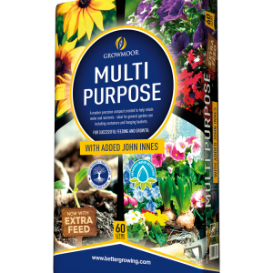 Growmoor Multi Purpose Compost With Added John Innes 60 Litre