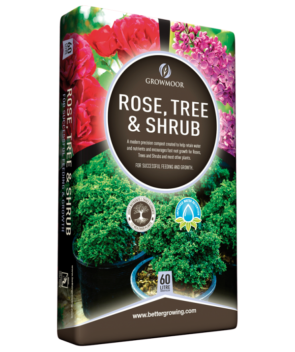 Growmoor Rose,Tree And Shrub Compost 60 Litre