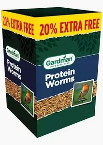 Gardman Wild Bird Protein Worms 1kg