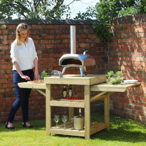 Zest Garden Pizza Oven Table