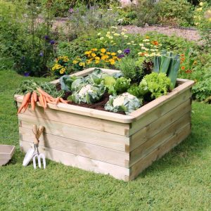 Zest Square Sleeper Raised Bed