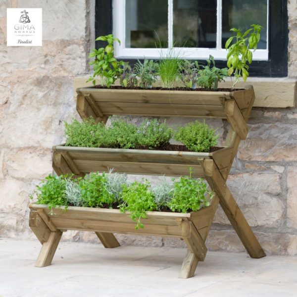 Zest Stepped Herb Planter