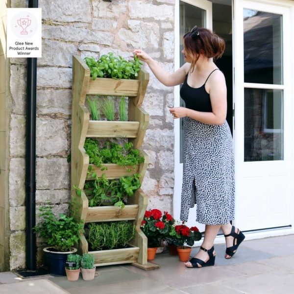 Zest Tall Vertical Herb Stand