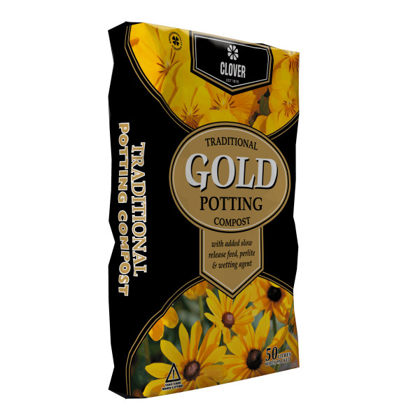 Clover Traditional Gold Potting Compost 50L