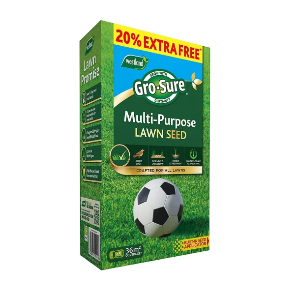 Westland Gro Sure Multi Purpose Lawn Seed 30m2 box